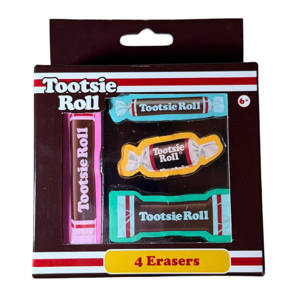 Innovative Designs Tootsie Roll 4 Erasers
